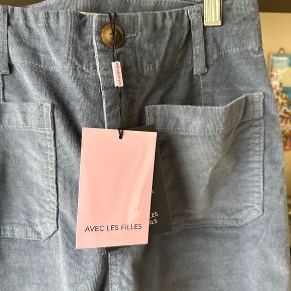 Avec Les Filles High Rise Cropped Pants - Picture 3 of 8